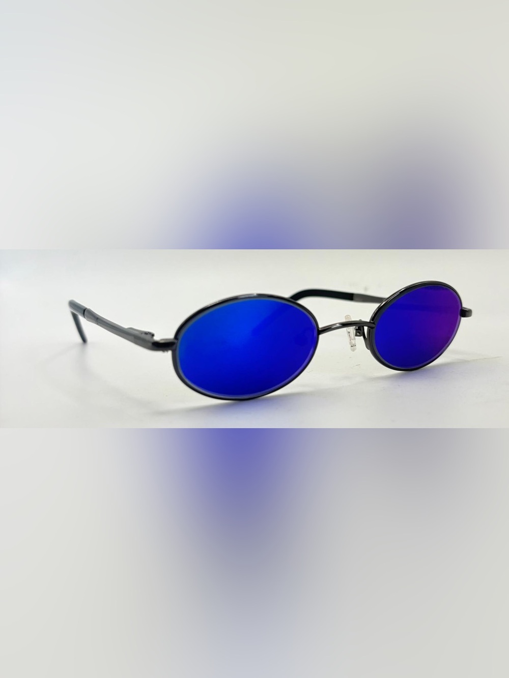 Zenni 366812 Gunmetal Oval Sunglasses Frames Only